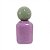 GARRAFA DECORATIVA EM VIDRO VERDE E ROXO - Imagem 1