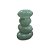 VASO DECORATIVO ORGANICO EM VIDRO VERDE - Imagem 1
