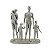 ESTATUETA DE RESINA FAMILIA PRATEADA - Imagem 1