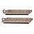 CJ DE BANDEJAS DE METAL COBRE 2PCS - Imagem 1