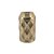 VASO DECORATIVO EM METAL DOURADO - Imagem 1