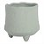 POTE DE CERAMICA CINZA CLARO - Imagem 1