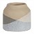 VASO DE CERAMICA TONS DE BEGE - Imagem 1