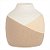 VASO DE CERAMICA TONS DE BEGE - Imagem 1