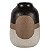 VASO DE CERAMICA BEGE MARROM E PRETO - Imagem 1