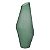 VASO DE VIDRO VERDE 17CM X 17CM X 40CM - Imagem 1