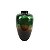 VASO DE VIDRO VERDE E MARROM - Imagem 1
