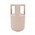 VASO DECORATIVO CERAMICA BEGE - Imagem 1