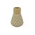 VASO DECORATIVO CERAMICA VERDE E BEGE - Imagem 1