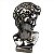PECA DECORATIVA DE CERAMICA PRATEADA - Imagem 1