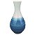 VASO DE CERAMICA AZUL E BRANCO - Imagem 1