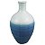 VASO DE CERAMICA AZUL E BRANCO - Imagem 1