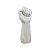 MAO DECORATIVA DE VIDRO BRANCO OPACO - Imagem 1