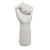 MAO DECORATIVA DE VIDRO BRANCO OPACO - Imagem 1