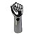 MAO DECORATIVA DE VIDRO PRATEADO - Imagem 1