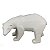URSO DECORATIVO DE CERAMICA BRANCO FOSCO - Imagem 1