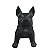 BULDOGUE DECORATIVO DE CERAMICA PRETO FOSCO - Imagem 1
