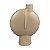 VASO ESTILZADO DE CERAMICA BEGE - Imagem 1