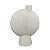 VASO ESTILZADO DE CERAMICA BRANCO - Imagem 1