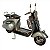 MINIATURA DE VESPA EM METAL PRATEADA - Imagem 1