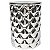 BANQUETA SEAT GARDEN DE CERAMICA PRATA - Imagem 1