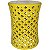BANQUETA SEAT GARDEN AMARELO - 33X33X46 CM - Imagem 1