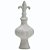 PECA DECORATIVA DE CERAMICA BRANCO - Imagem 1