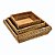 CONJUNTO DE BANDEJAS DE BAMBU QUADRADO- 3 PCS - Imagem 1