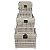 CONJ. DE BAÚS DE MADEIRA E BAMBU -3PÇS G:49CM X 49CM X 39,8C - Imagem 1