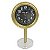 RELOGIO DECORATIVO DE METAL E ACRILICO DOURADO E PRETO - Imagem 1