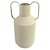 VASO DECORATIVO EM METAL CREME 16,5CM X 16,5CM X 36,5CM - Imagem 1