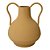 VASO DECORATIVO EM METAL MARROM 17,5CM X 17,5CM X 22CM - Imagem 1