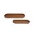 CJ DE BANDEJAS EM MADEIRA E FIBRA RATTAN NATURAL MARROM 2PCS - Imagem 1