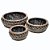 CJ DE CESTOS DE RATTAN 3 PCS - Imagem 1