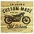 PLACA DE MADEIRA CALIFORNIA CUSTOM MADE 40CM X 40CM X 3,5CM - Imagem 1