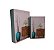 CONJ DE LIVROS CAIXA AZUL E BRANCO - 2 PCS - Imagem 1