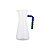JARRA EM VIDRO TRANSPARENTE COM HASE EM ESFERA AZUL E VERDE - 1090ML - Imagem 1