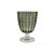 CJ DE TACAS EM VIDRO VEDER COM DETALHE BRANCO 6PCS - Imagem 1
