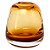 VASO DECORATIVO EM VIDRO - AMBAR - 3.5X5.6X11.10CM - Imagem 1