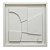 QUADRO DECORATIVO EM MADEIRA - 3D - BRANCO - 50X50X2.5CM - Imagem 1