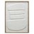 QUADRO DECORATIVO EM MADEIRA - 3D - BRANCO E MOLDURA NATURAL - 45X60X2.2CM - Imagem 1