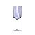 CONJ DE TACAS TRANSPARENTE COM RISCOS AZUIS - 6 PCS - Imagem 1