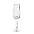 CONJ DE TACAS DE CHAMPAGNE TRANSPARENTE - 6 PCS - Imagem 1