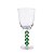 CONJ DE TACAS TRANSPARENTES COM HASTE VERDE - 6 PCS - Imagem 1