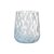 CJ DE COPOS EM VIDRO TRANSPARENTE EFEITO AQUARELA BRANCO AZUL 6PCS - 400ML - Imagem 1