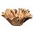 BOWL DECORATIVO EM MADEIRA - REDONDO - COR NATURAL - 35X30X20CM - Imagem 1