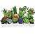 CJ DE MINI FLORES ARTIFICIAIS - 24 PCS - Imagem 1