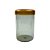 POTE DECORATIVO EM VIDRO AMBAR E FUME - 700ML - Imagem 1