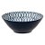 CJ DE BOWLS DE CERAMICA PRETO COM ESTAMPA 4PCS - Imagem 1