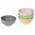 CJ DE BOWLS DE CERAMICA COLORIDO 4PCS - Imagem 1